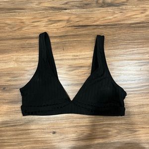 Black bathing suit top